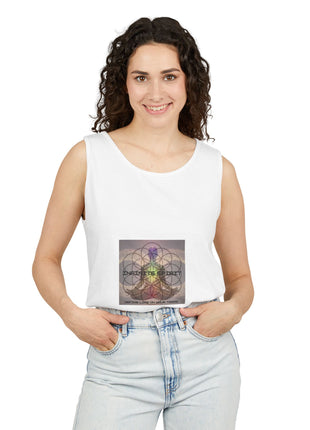 Spiritual Chakra Geometry Tank Top – Meditation Yoga Energy Tee