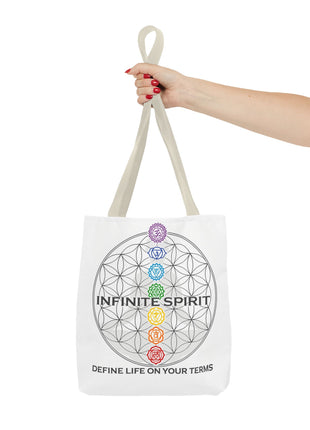 Copy of Spiritual Flower of Life Tote Bag — "Infinite Spirit" Chakra Design