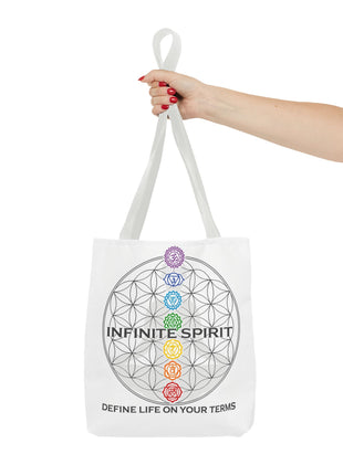 Copy of Spiritual Flower of Life Tote Bag — "Infinite Spirit" Chakra Design