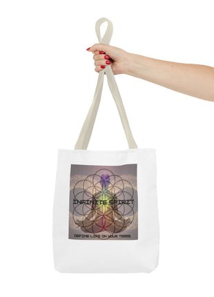 Spiritual Flower of Life Tote Bag — "Infinite Spirit" Chakra Design