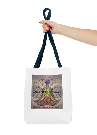 Spiritual Flower of Life Tote Bag — "Infinite Spirit" Chakra Design