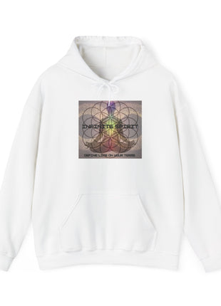 Geometric Flower of Life Hoodie - Spiritual Meditation Graphic Sweatshirt