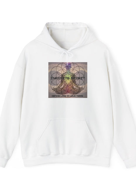 Geometric Flower of Life Hoodie - Spiritual Meditation Graphic Sweatshirt