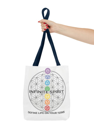 Copy of Spiritual Flower of Life Tote Bag — "Infinite Spirit" Chakra Design