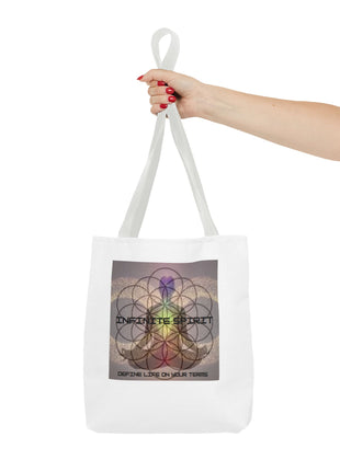 Spiritual Flower of Life Tote Bag — "Infinite Spirit" Chakra Design