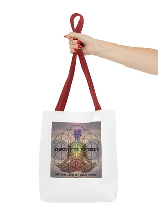 Spiritual Flower of Life Tote Bag — "Infinite Spirit" Chakra Design