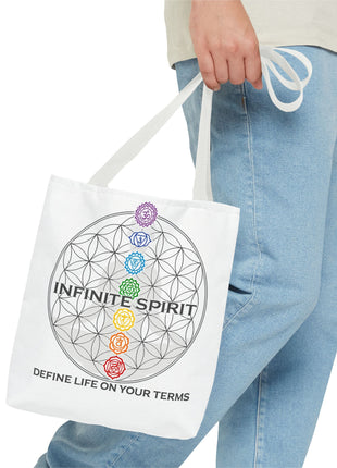 Copy of Spiritual Flower of Life Tote Bag — "Infinite Spirit" Chakra Design