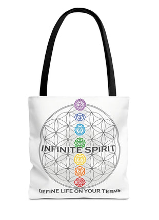 Copy of Spiritual Flower of Life Tote Bag — "Infinite Spirit" Chakra Design