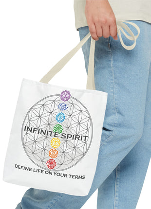 Copy of Spiritual Flower of Life Tote Bag — "Infinite Spirit" Chakra Design