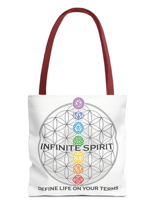 Copy of Spiritual Flower of Life Tote Bag — "Infinite Spirit" Chakra Design