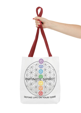 Copy of Spiritual Flower of Life Tote Bag — "Infinite Spirit" Chakra Design