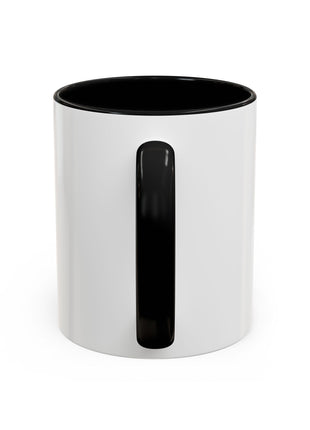 Infinite Spirit Accent Coffee Mug — Chakra Flower of Life Design