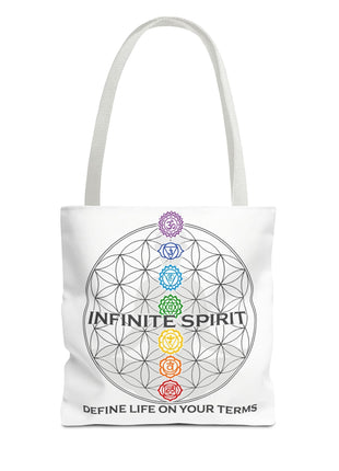 Copy of Spiritual Flower of Life Tote Bag — "Infinite Spirit" Chakra Design